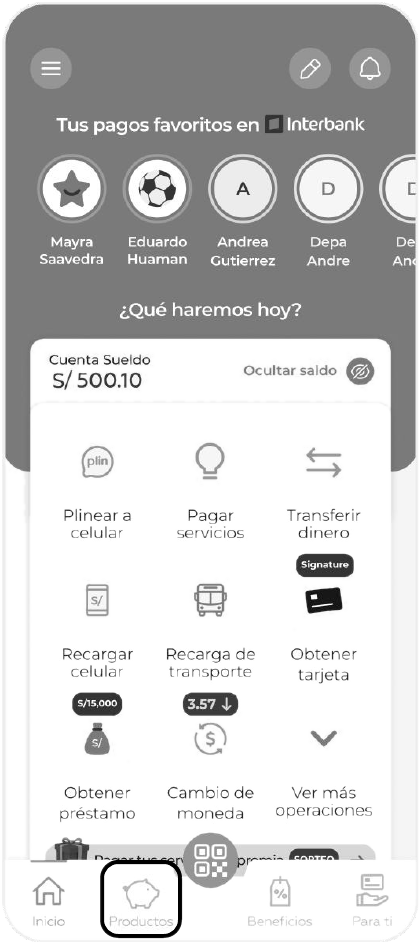 Nav bar proposal, Home, with the Products item highlighted in the bar